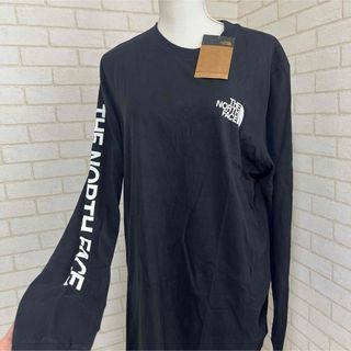 THE NORTH FACE 新品 袖ロゴ ロンＴ カットソー ノースフェイス