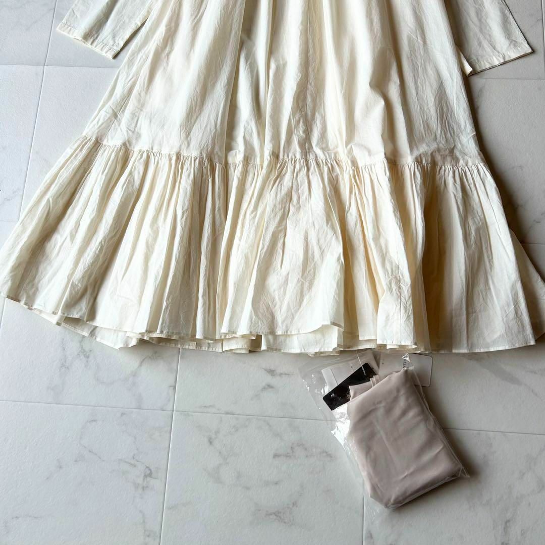 Plage(プラージュ)のPlage神戸店限定✨LAWN VOLUME FLARE DRESS 36 レディースのワンピース(ロングワンピース/マキシワンピース)の商品写真