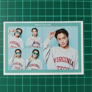 Johnny's - TravisJapan 松田元太 月刊TVガイド2024年5月号プリクラ風シート