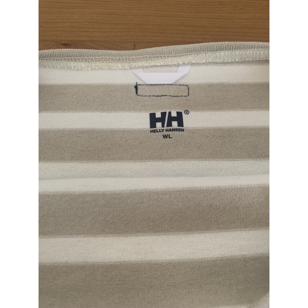 HELLY HANSEN(ヘリーハンセン)の新品未使用　ヘリーハンセン　レディース　ボーダー　ロングTシャツ　Lサイズ レディースのトップス(Tシャツ(長袖/七分))の商品写真