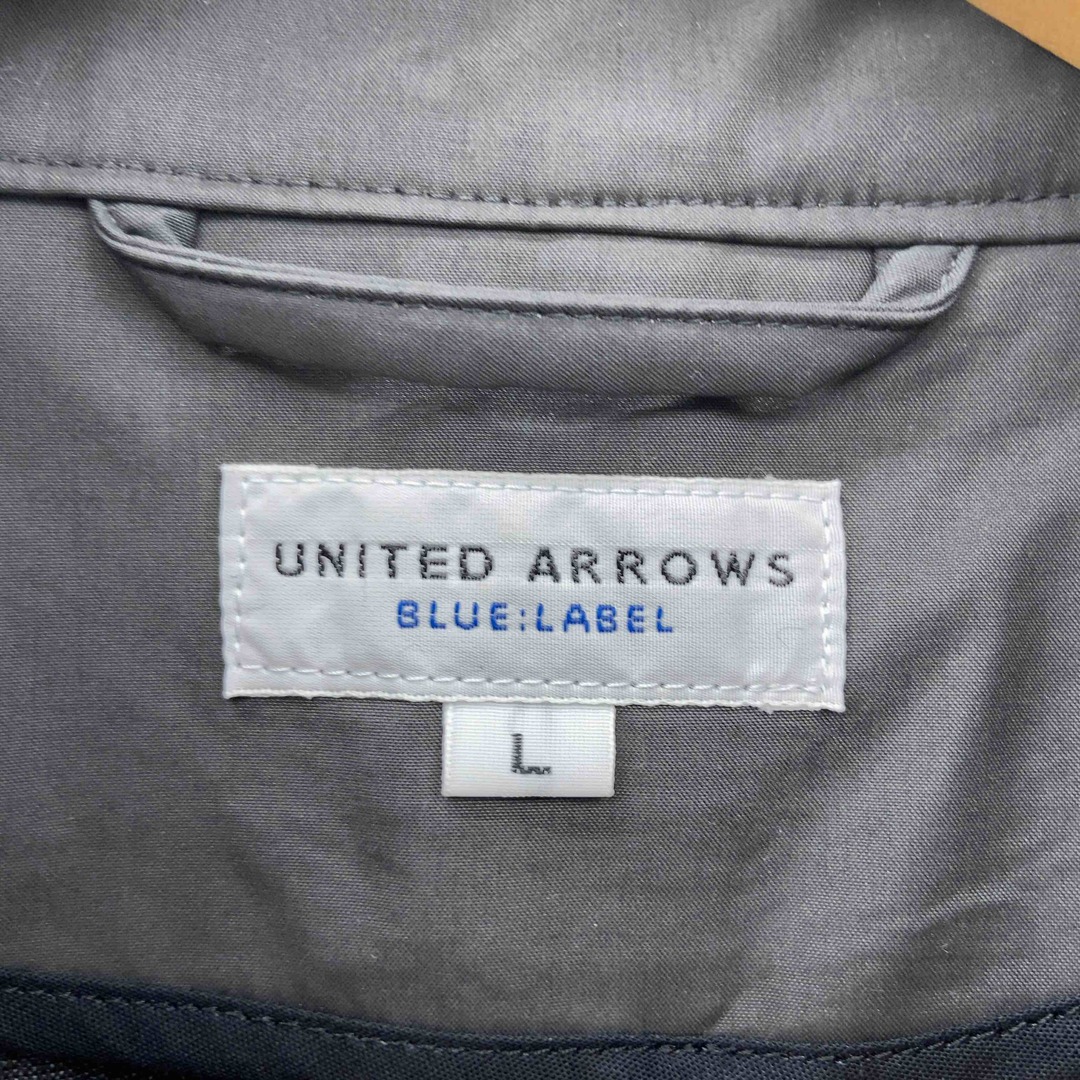 UNITED ARROWS(ユナイテッドアローズ)のUNITED ARROWS BLUE LABEL ユナイテッドアローズブルーレーベル メンズ ステンカラーコート チャコール レディースのフォーマル/ドレス(スーツ)の商品写真