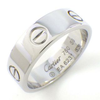 カルティエ(Cartier)のカルティエ Cartier リング ラブ B4084700 K18WG 17.5号 / #58 【中古】(リング(指輪))