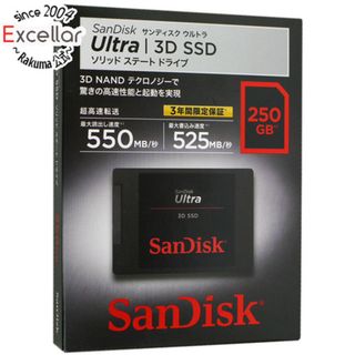 サンディスク(SanDisk)のSANDISK　Ultra 3D SSD 250GB　SDSSDH3-250G-J25(PC周辺機器)