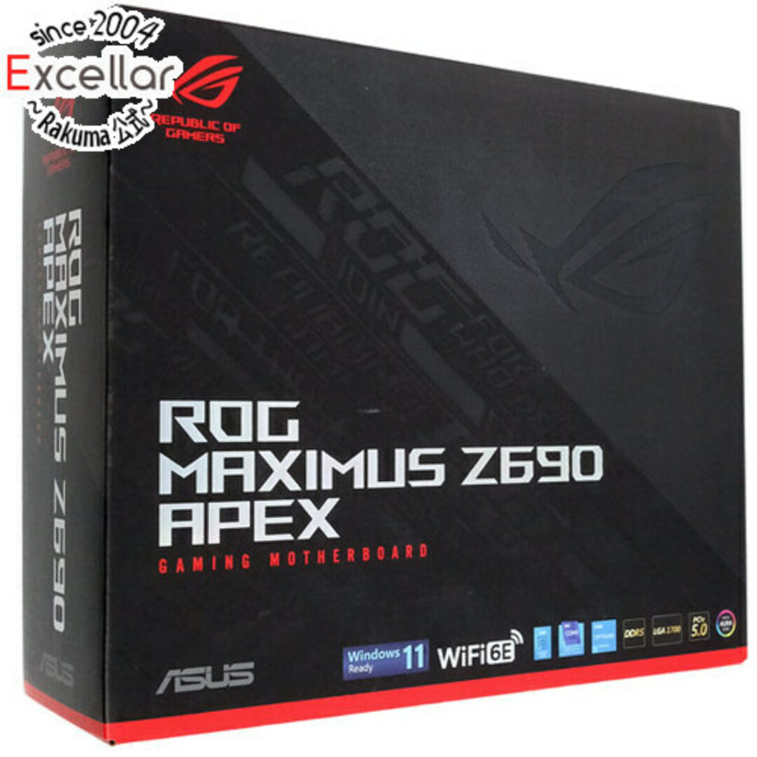 ANGELO GARBASUS(アンジェロガルバス)のASUS製　ATXマザーボード　ROG MAXIMUS Z690 APEX　LGA1700 元箱あり スマホ/家電/カメラのPC/タブレット(PCパーツ)の商品写真