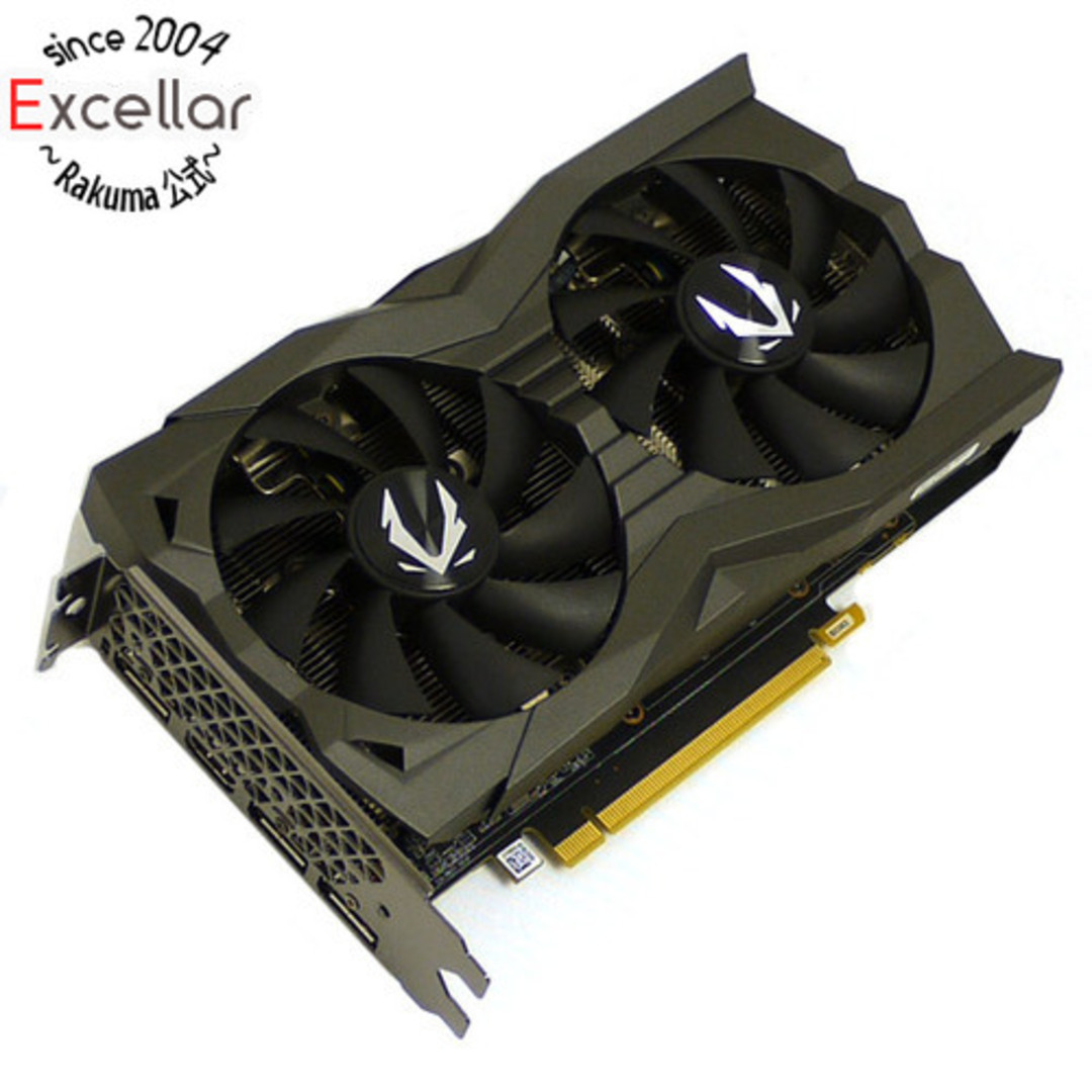 ZOTAC製グラボ　GAMING GeForce RTX 2060 AMP Edition ZT-T20600D-10M　PCIExp 6GB スマホ/家電/カメラのPC/タブレット(PCパーツ)の商品写真