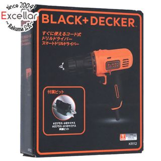 【新品訳あり(箱きず・やぶれ)】 BLACK＆DECKER　スマートドリルドライバー　KR112(工具)