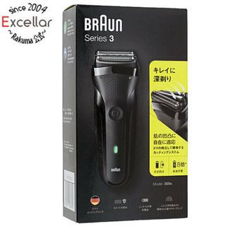 【新品訳あり(箱きず・やぶれ)】 Braun　シェーバー シリーズ3　Series3 300s-B　ブラック