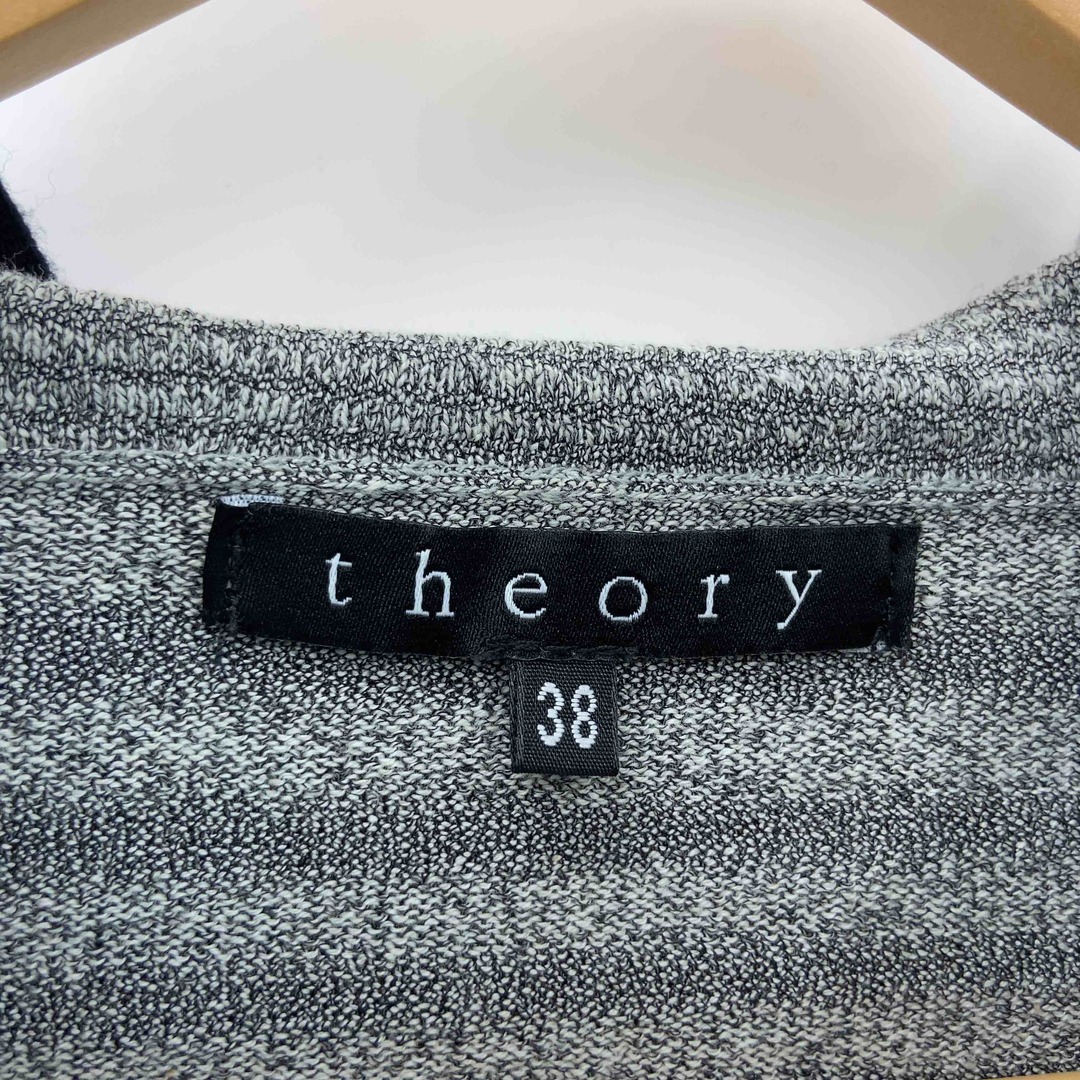 theory(セオリー)のtheory セオリー メンズ パーカー 杢グレー フード フルジップ メンズのトップス(パーカー)の商品写真