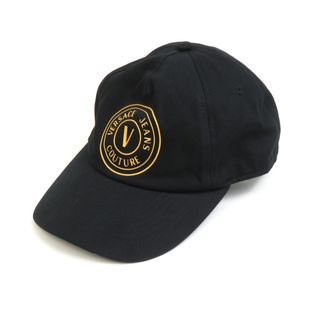 ヴェルサーチ(VERSACE)のヴェルサーチ VERSACE キャップ コットン ブラック ユニセックス 送料無料【中古】 r10012a(キャップ)