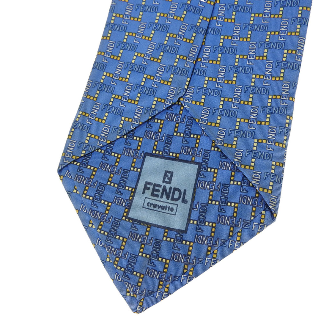 FENDI(フェンディ)の【中古】 フェンディ ネクタイ シルク ブルー オレンジ 紳士 おしゃれ アパレル メンズ 男性 FENDI メンズのファッション小物(ネクタイ)の商品写真