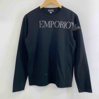 EMPORIO ARMANI エンポリオアルマーニ メンズ Tシャツ（長袖）黒(Tシャツ/カットソー(七分/長袖))