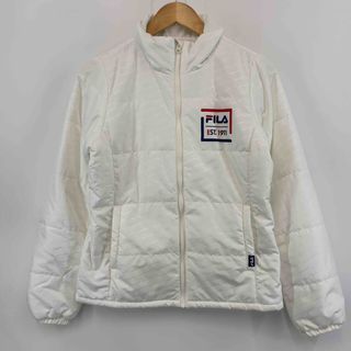 フィラ(FILA)のFILA フィラ レディース ナイロンジャケット　白　ホワイト(ナイロンジャケット)