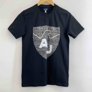 アルマーニジーンズ(ARMANI JEANS)のARMANI JEANS アルマーニジーンズ メンズ Tシャツ（半袖）黒(Tシャツ/カットソー(半袖/袖なし))