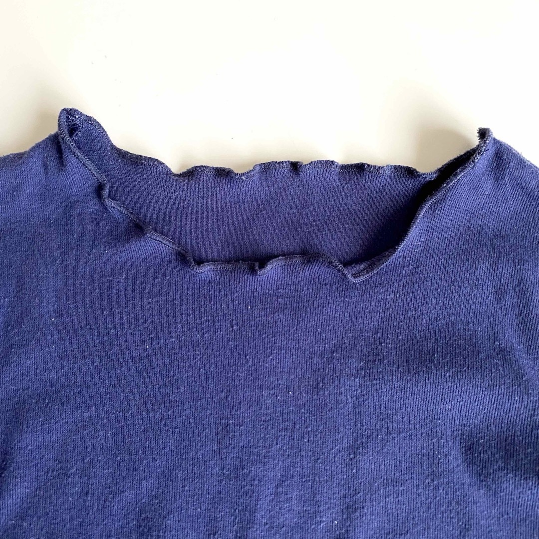 ビーデスビー チュール袖 Tシャツ 120 トップス 紫 バルーン袖 キッズ/ベビー/マタニティのキッズ服女の子用(90cm~)(Tシャツ/カットソー)の商品写真