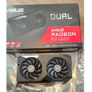 エイスース(ASUS)のASUS Radeon RX6600 DUAL(PCパーツ)