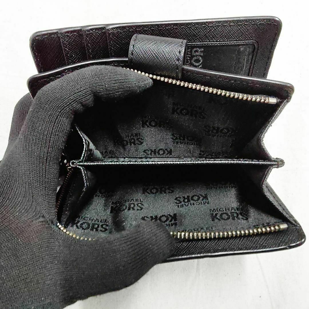 良品 マイケルコース L字ファスナー 折財布 サフィアーノ 定期入れ M1804 レディースのファッション小物(財布)の商品写真