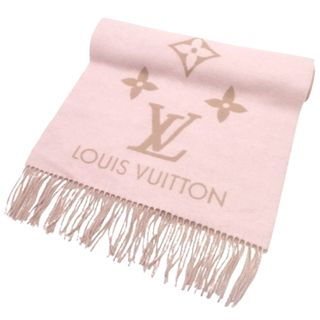 ルイヴィトン(LOUIS VUITTON)のLOUIS VUITTON(ルイ・ヴィトン) マフラー・レイキャビック マフラー アパレル ファッション小物 カシミヤ ベージュローズ ピンク ブラウン茶 M78908(2024年4月現在現行品) レディース 40802091508【中古】【アラモード】(マフラー/ショール)