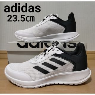 アディダス(adidas)の【6627】【新品】箱なし23.5㎝ アディダス スニーカー 白黒(スニーカー)