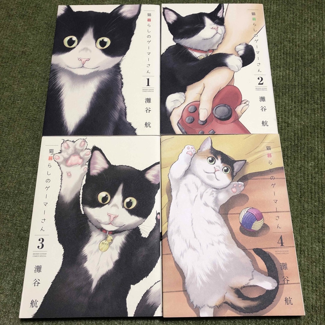 小学館(ショウガクカン)の猫暮らしのゲーマーさん　1巻　2巻　3巻　4巻 エンタメ/ホビーの漫画(少年漫画)の商品写真