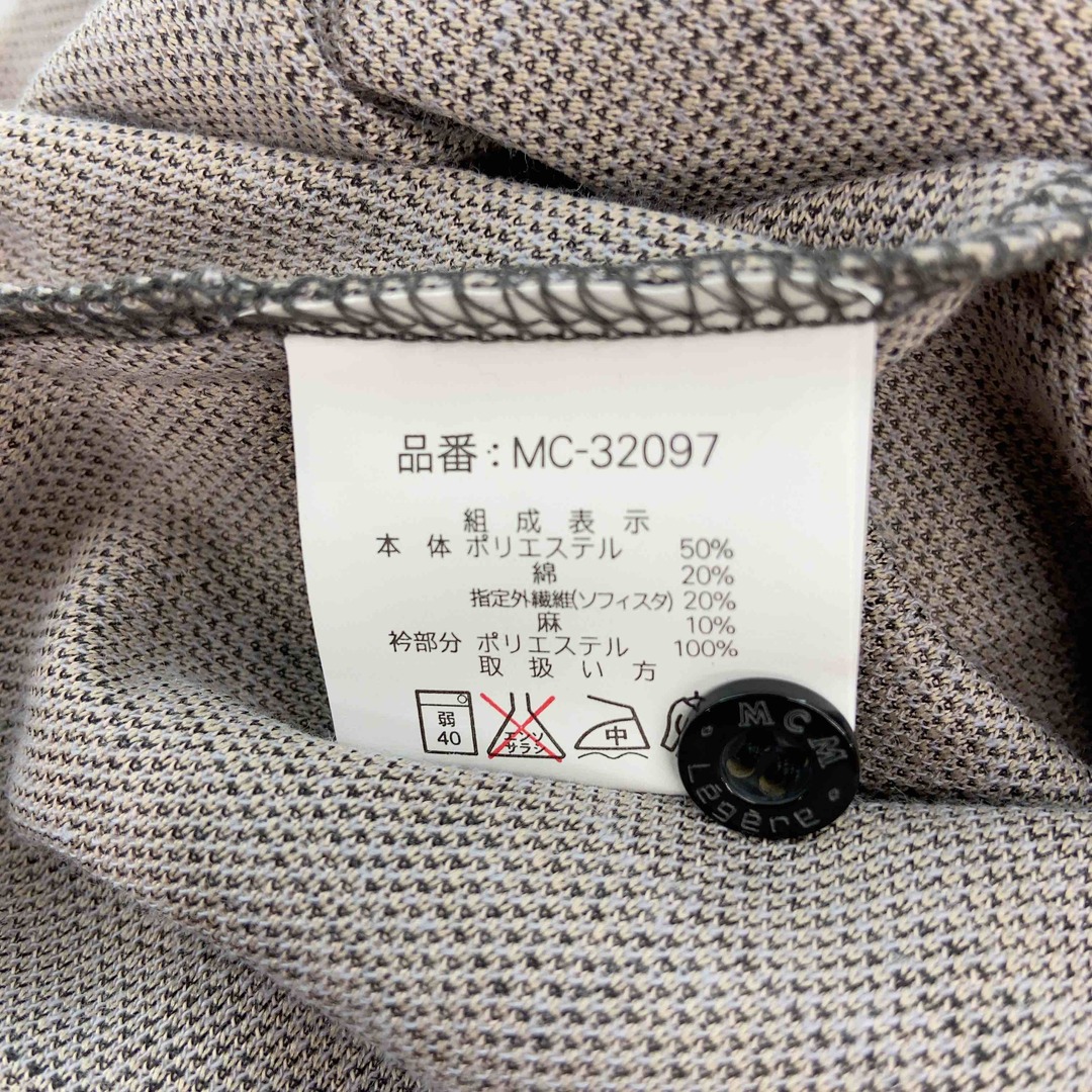 MCM(エムシーエム)のMCM　エムシーエム　チェック　茶系　  メンズ ポロシャツ メンズのトップス(ポロシャツ)の商品写真