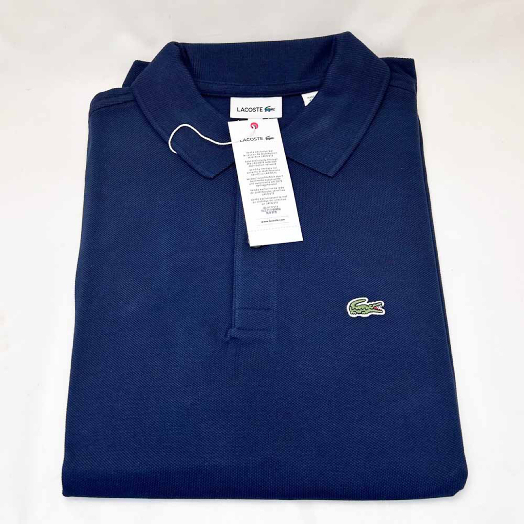 LACOSTE(ラコステ)の新品 LACOSTE ラコステ 半袖ポロシャツ ネイビー ボーイズ14サイズ レディースのトップス(ポロシャツ)の商品写真