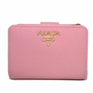 プラダ(PRADA)の【新品】プラダ 財布 二つ折り財布 1ML018 SAFFIANO MULTIC PETALO+PESCA(ピンク系) PRADA サフィアーノ ロゴ ウォレット アウトレット レディース(財布)