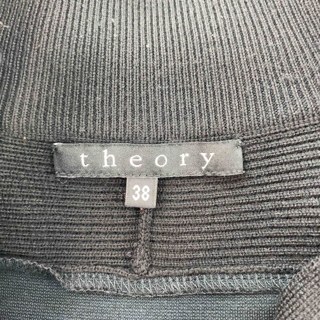 theory(セオリー)のtheory セオリー 　黒　ブラック　無地　前ファスナー　ハイネック　メンズ ニット/セーター メンズのトップス(ニット/セーター)の商品写真