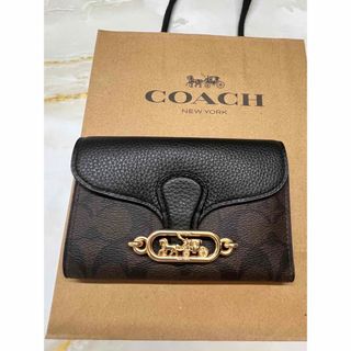 コーチ(COACH)の【新品未使用】COACH コーチ　三つ折り財布　小銭入れ　コンパクトウォレット(財布)