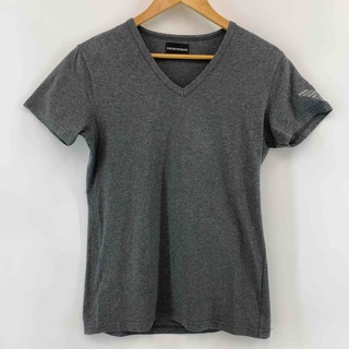 EMPORIO ARMANI エンポリオアルマーニ 　グレー　Vネック　メンズ Tシャツ（半袖）(Tシャツ/カットソー(半袖/袖なし))