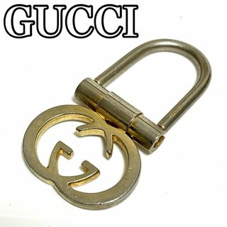 グッチ(Gucci)のGUCCI グッチ GGロゴ キーリング キーホルダー ゴールド(キーホルダー)