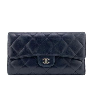 シャネル(CHANEL)のシャネル CHANEL 長財布
 ココマーク マトラッセ 10582247 ブラック(財布)