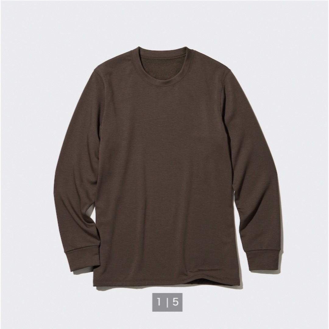 UNIQLO(ユニクロ)のユニクロ ヒートテックウルトラウォームクルーネックT（超極暖・長袖） メンズのトップス(Tシャツ/カットソー(七分/長袖))の商品写真