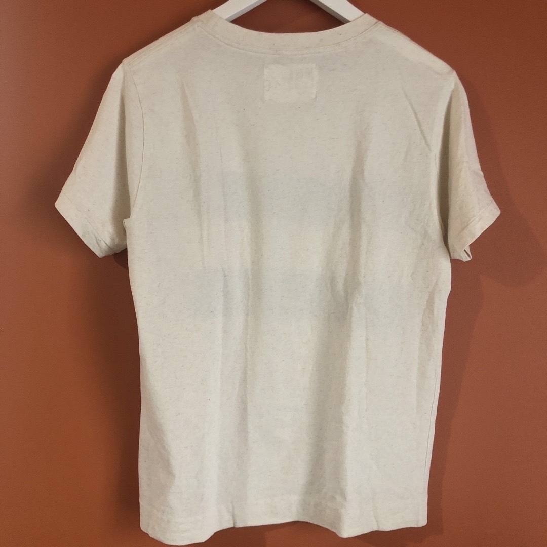MARGARET HOWELL(マーガレットハウエル)のMHL. マーガレットハウエル ブロックプリント コットンリネン Tシャツ M メンズのトップス(Tシャツ/カットソー(半袖/袖なし))の商品写真