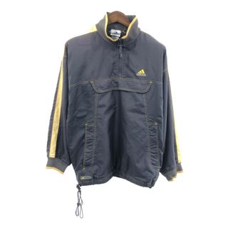 アディダス(adidas)の90年代 adidas アディダス プルオーバージャケット スポーツ グレー (メンズ L) 中古 古着 Q3274(その他)