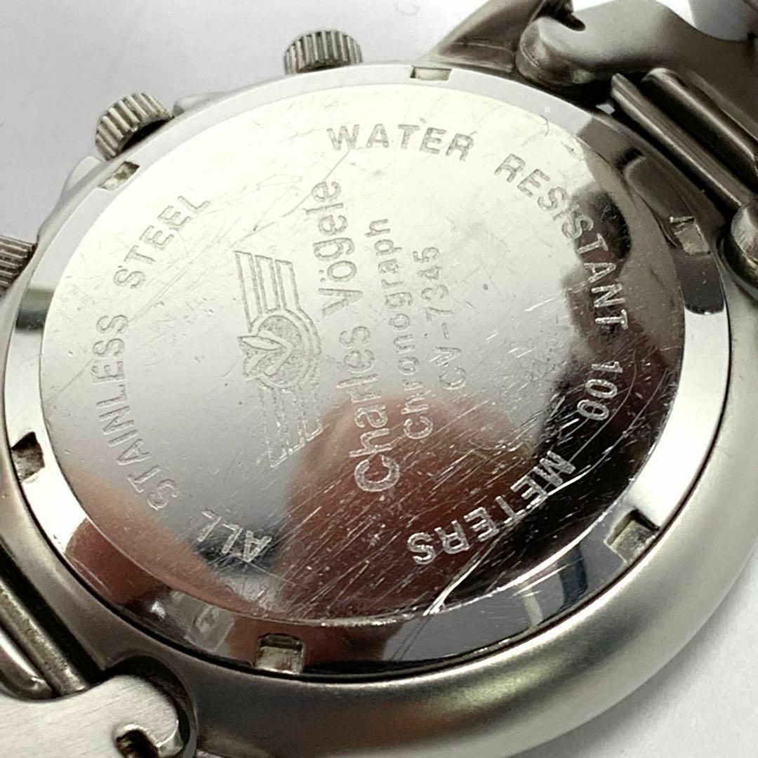 Charles Vogele(シャルルホーゲル)の659 Chales Vogele 腕時計 メンズ クロノグラフ 美品 人気 メンズの時計(腕時計(アナログ))の商品写真
