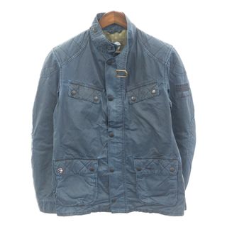 バーブァー(Barbour)のBarbour バブアー インターナショナルジャケット ユーロ ブルー (メンズ L) 中古 古着 3275(その他)