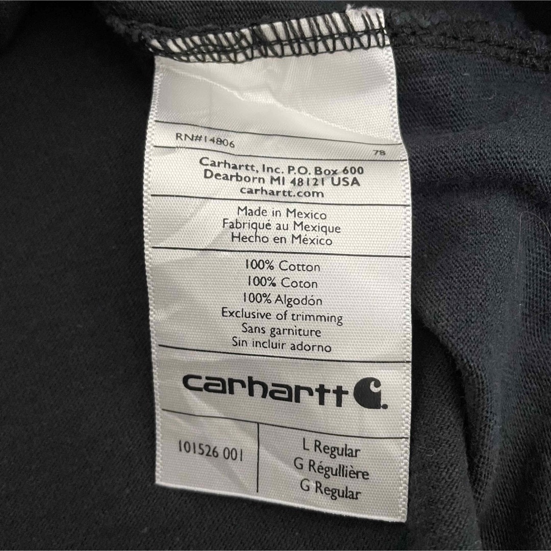 carhartt(カーハート)のカーハート　半袖Tシャツ　デカロゴ　メキシコ製　メンズXLサイズ相当 メンズのトップス(Tシャツ/カットソー(半袖/袖なし))の商品写真