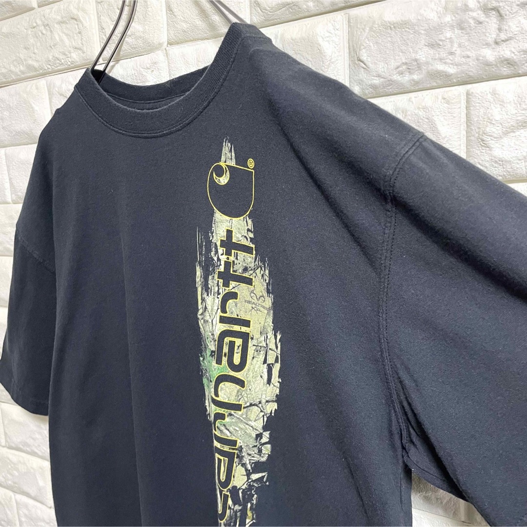 carhartt(カーハート)のカーハート　半袖Tシャツ　デカロゴ　メキシコ製　メンズXLサイズ相当 メンズのトップス(Tシャツ/カットソー(半袖/袖なし))の商品写真