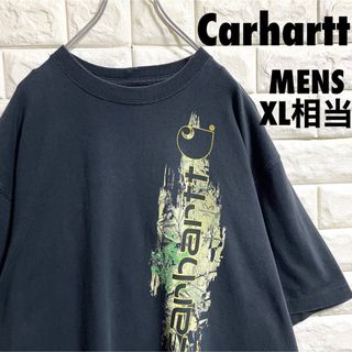 carhartt - カーハート　半袖Tシャツ　デカロゴ　メキシコ製　メンズXLサイズ相当