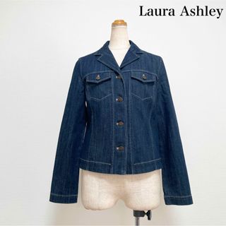 ローラアシュレイ(LAURA ASHLEY)のLAURA ASHLEY デニムジャケット インディゴブルー 春秋 お出掛け♡(Gジャン/デニムジャケット)