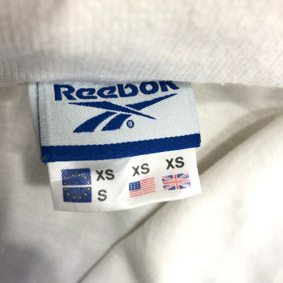 Reebok(リーボック)の90年代 Reebok リーボック ライン トラックジャケット スポーツ ホワイト (メンズ XS XS) 中古 古着 Q3300 メンズのジャケット/アウター(その他)の商品写真