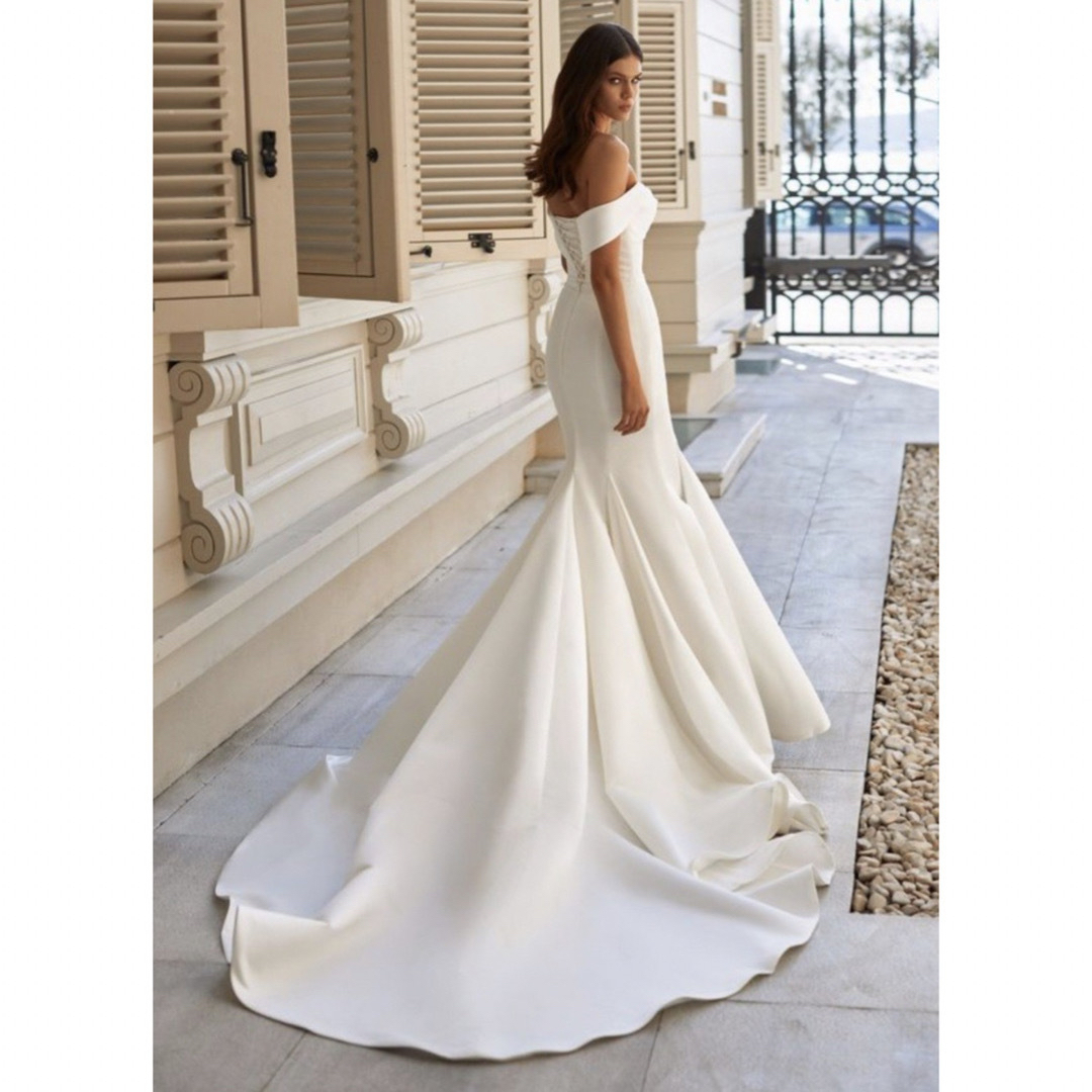 ミラノバ　マーメイド　ウェディングドレス　milla nova annette  レディースのフォーマル/ドレス(ウェディングドレス)の商品写真