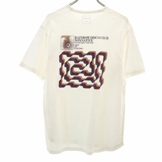 ノンネイティブ 日本製 バックプリント 半袖 Tシャツ 2 ホワイト nonnative メンズ 古着 【240415】 メール便可