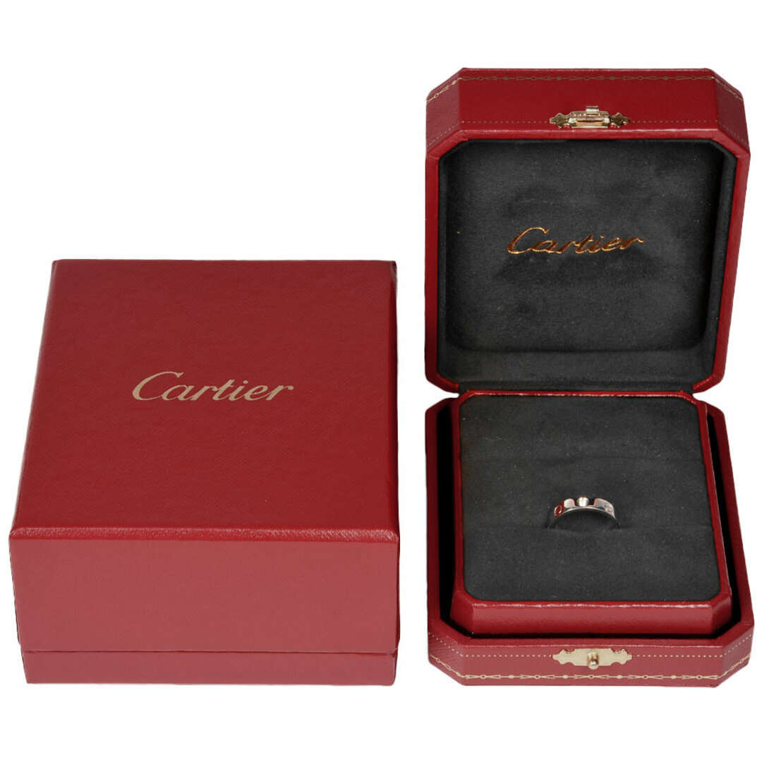 Cartier(カルティエ)のカルティエ Cartier LOVE ミニ ラブ リング 指輪 ダイヤモンド #48 K18WG レディース【中古】 レディースのアクセサリー(リング(指輪))の商品写真