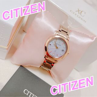 CITIZEN - 【限定モデル】CITIZEN XC 電波ソーラー hikari 夕日 ダイヤ7粒