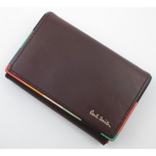 ポールスミス(Paul Smith)の☆ラスト1点限り☆新品箱なし☆ポールスミス 人気マルチ 名刺入れ ワイン☆(名刺入れ/定期入れ)