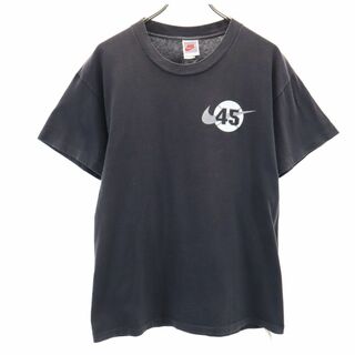 ナイキ(NIKE)のナイキ 90s 00s USA製 オールド バックプリント 半袖 JORDAN 45 Tシャツ M チャコールグレー NIKE メンズ 古着 【240415】 メール便可(Tシャツ/カットソー(半袖/袖なし))