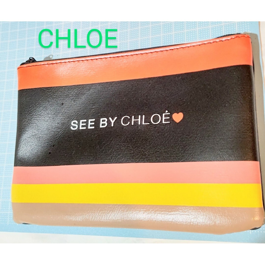 SEE BY CHLOE(シーバイクロエ)のChloe　ポーチ　雑誌付録　ふんわり　クッション性○ レディースのファッション小物(ポーチ)の商品写真