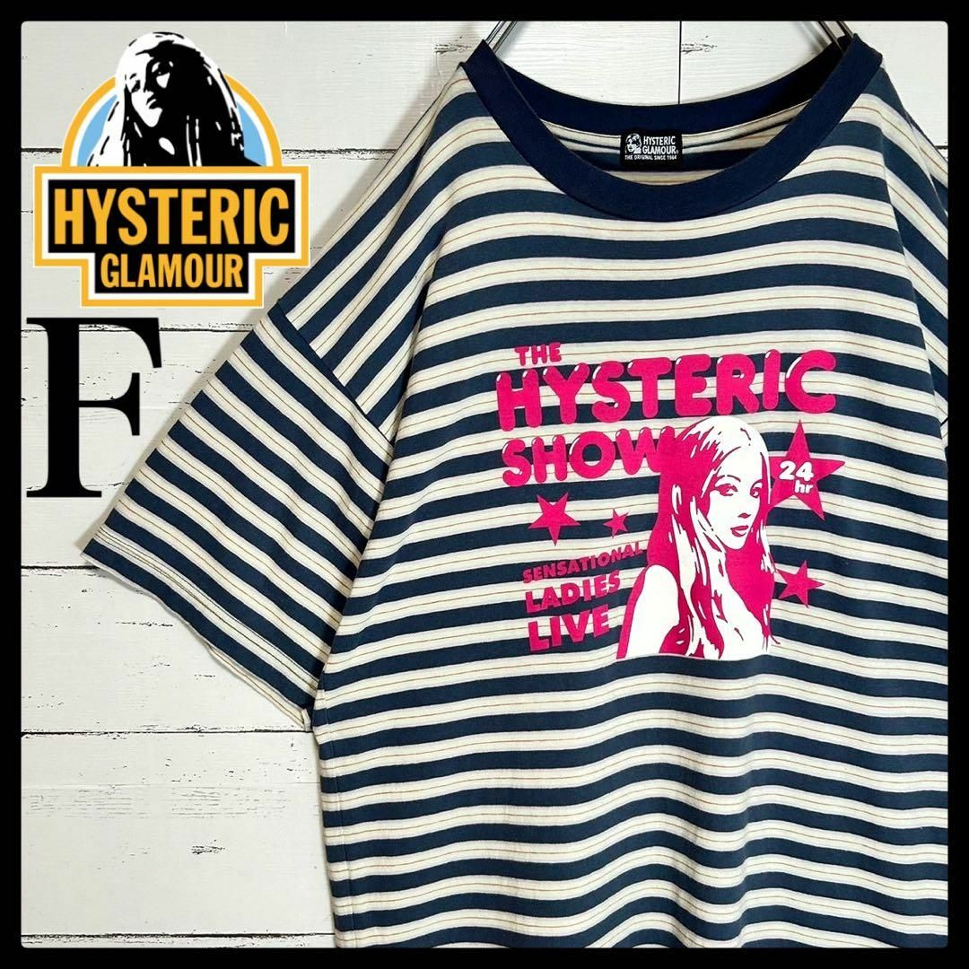 HYSTERIC GLAMOUR(ヒステリックグラマー)の【XL相当】ヒステリックグラマー☆超希少モデル Tシャツ ロング丈 ヒスガール メンズのトップス(Tシャツ/カットソー(半袖/袖なし))の商品写真