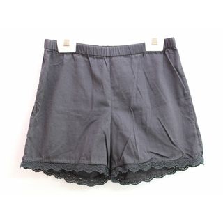 ボンポワン(Bonpoint)の【春夏物 新入荷!】▲ボンポワン/BONPOINT▲152cm(12) ショートパンツ/ハーフパンツ/半ズボン/短パン チャコールグレー【中古】子供服 キッズ kids ジュニア 女の子 春夏 bottoms 704042(パンツ/スパッツ)